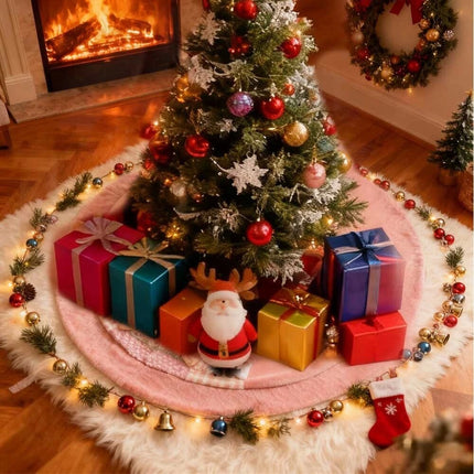 49 inch Thick Christmas Tree Skirt Decoration Xmas Holiday Party Decorations