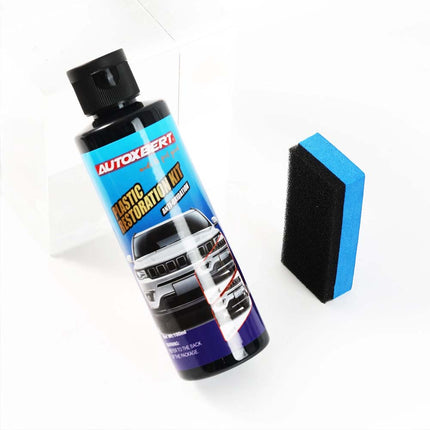 2x Plastic Bumper Trim Mold Restorer Back To Life Revives Vinyl Rubber Car