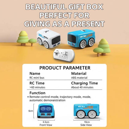 Magic Mini Rc Bus Upgraded RC Remote Control Sensor Car Gestures Follow