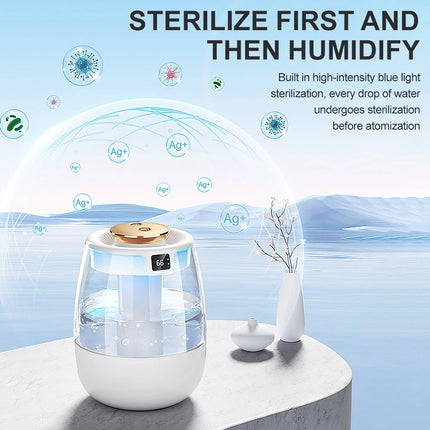 Cool Mist Air Humidifier 2.2L for Bedroom Home Office  Room Air Purifier