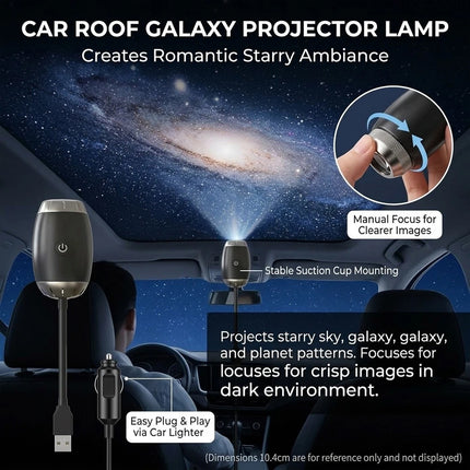 2 in 1 High Resolution Galaxy Projector Night Light Starry Sky Projector Bedroom