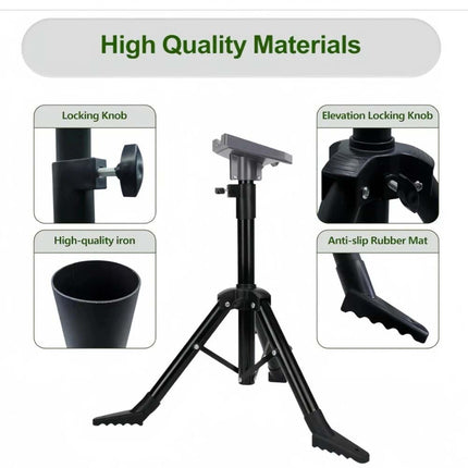 Portable Tripod Stand for StarLink Gen 3 Adjustable Starlink Mount Pipe Adapter