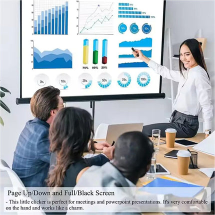 Wireless USB PowerPoint Presenter Remote Slide Advancer Presentation Clicker
