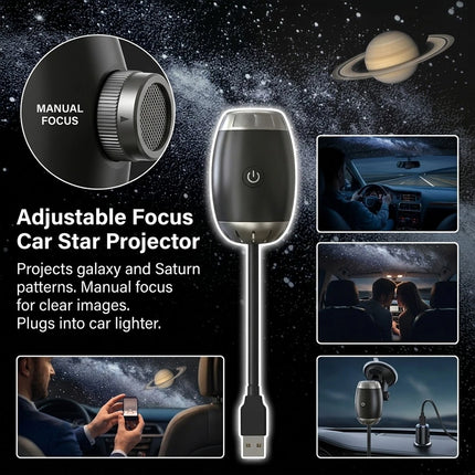 2 in 1 High Resolution Galaxy Projector Night Light Starry Sky Projector Bedroom