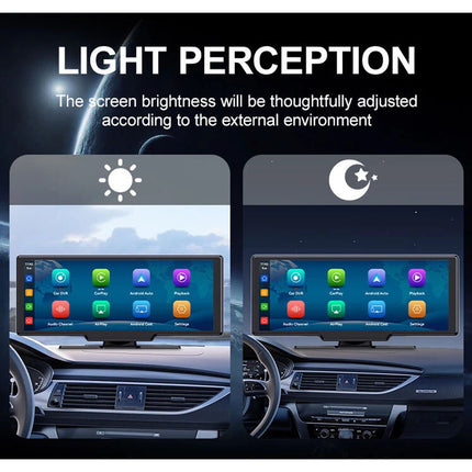 10.26" 4K Car Camera Wireless Apple CarPlay Android Auto FM Touch Screen Radio