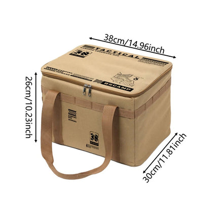 Large Capacity 30L Camping Outdoor Equipment Storage Bag Folding Box Handbag