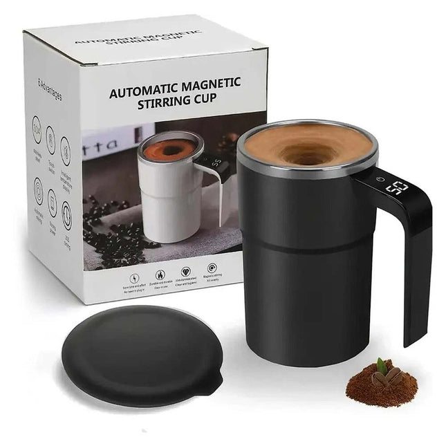 380ml Electric Self Stirring Mug with Rechargeable Function – Black