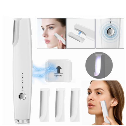 Women Electric Dermaplane Razor 3-Speed Rechargeable Facial Hair Peach Fuzz Remo