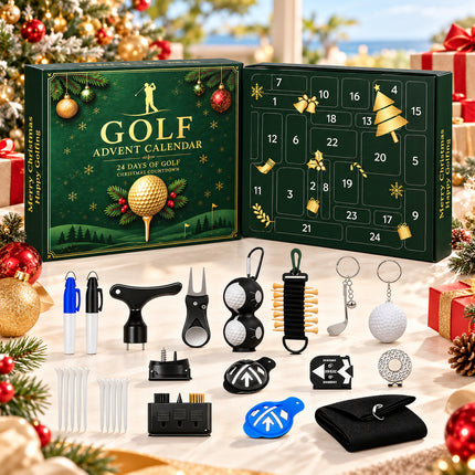 Golf Advent Calendar 2026 24 Days Christmas Countdown Calendar with Golf Balls