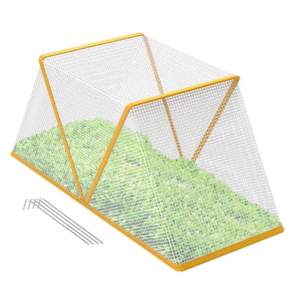Garden Row Accelerator Plant Cover Foldable Vegetable Plant Protector Net Cage (Large)
