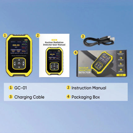 Geiger Counter Nuclear Radiation Detector - Radiation Dosimeter with LCD Display