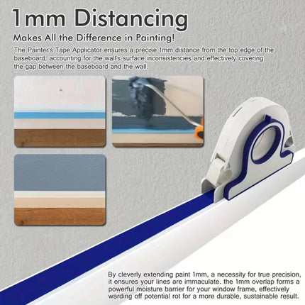 Painters Tape Applicator Set Masking Master Tape Dispenser w/ Scraper Tape Tool