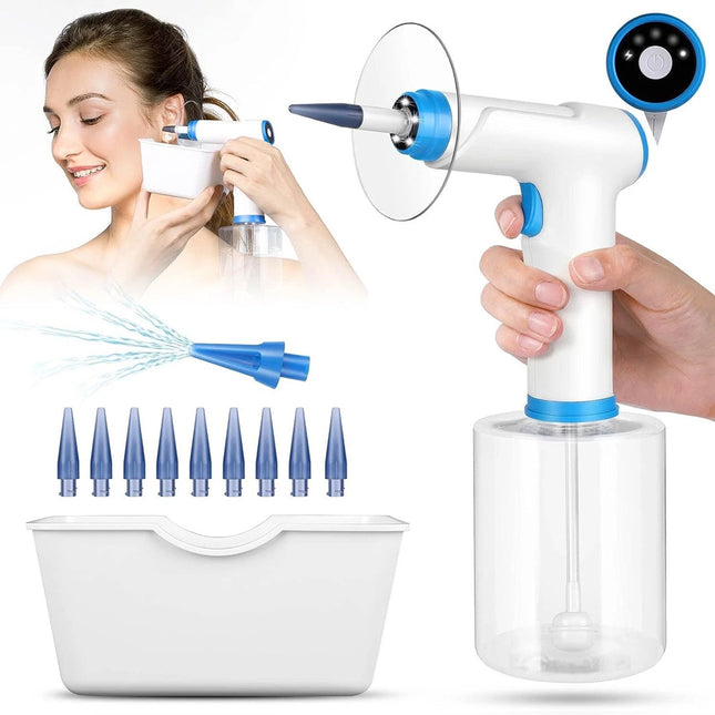 Syringe Electric Ear Wax Cleaner Earwax Removal Kit Irrigation Cleaning Washer