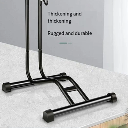 Bike Parking Stand Rack Floor Display L Frame Bicycle Holder Maintenance Storage