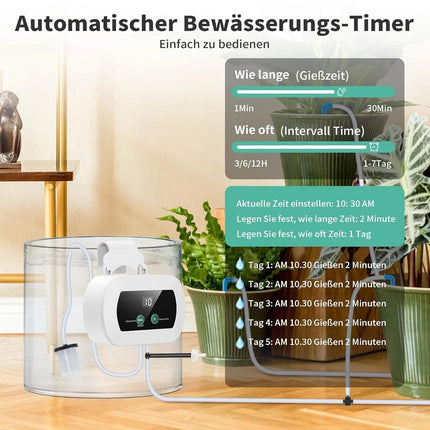 Automatic Drip Irrigation System Plant Controller Self Watering Git Garden