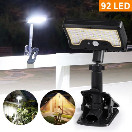 92 LED Outdoor Solar Clip Light for Patio and Garden
