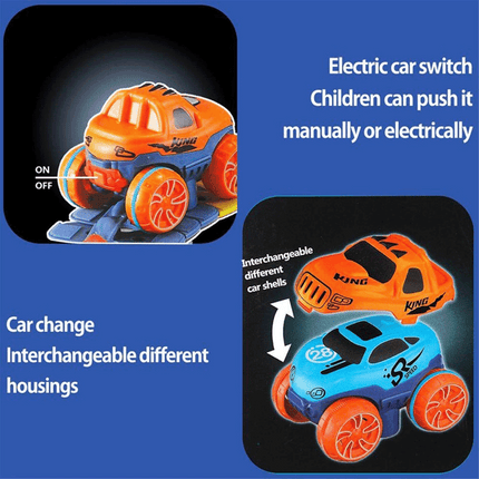 184Pcs Zero Gravity Car Track Set Flexible Changeable Race Gifts