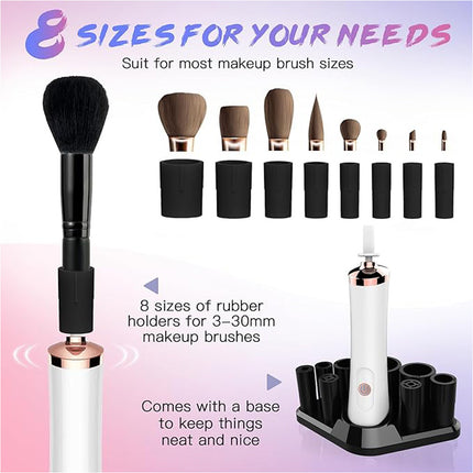 Electric Beauty Makeup Brush Cleaner Dryer Machine Automatic Spinner Brushes