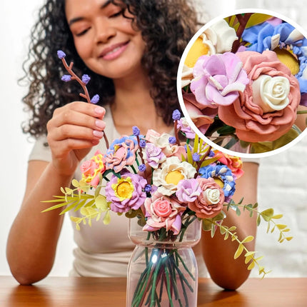 Garden Flower Bouquet Arts and Crafts Kit for Adults DIY Home