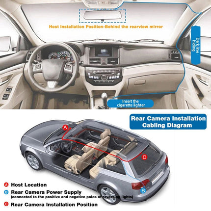 4K Dash Cam 4Channel Front and Rear Car DVR DashCamera Video Recorder1080P
