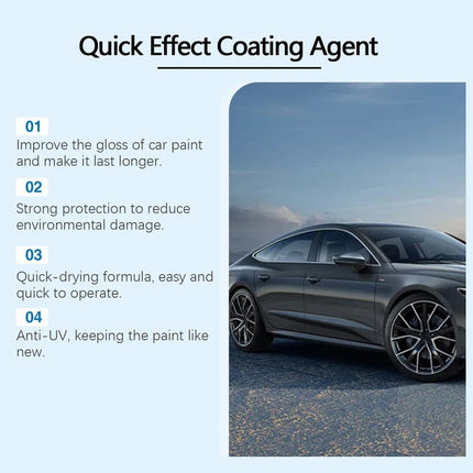 2Pcs Sopami Car Coating Spray Protection Quick Car Wax Polish Motorcycle