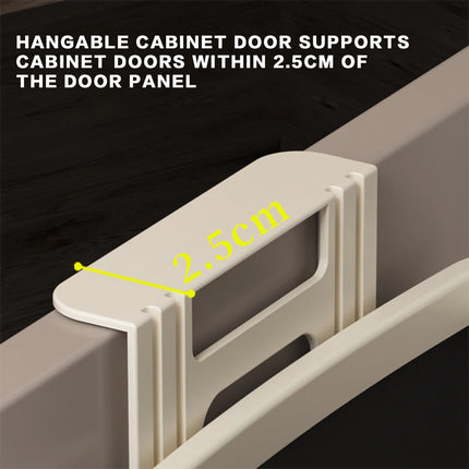 Kitchen Trash Bin Wall Mounted Door Hanging Cupboard Bin Garbage Can Wastebasket