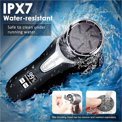Electric Foot File Callus Remover Rechargeable Hard Skin Grinder Care Tool