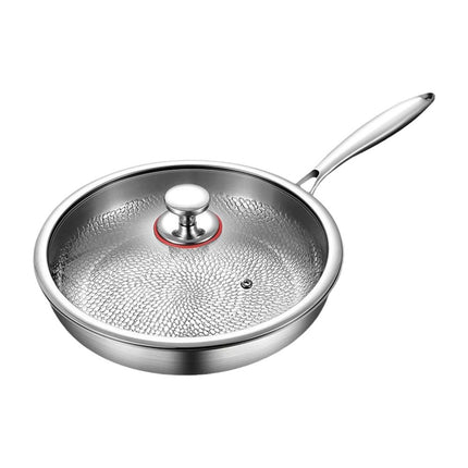 Frying Pan Scratch-Resistant Non Stick Cookware Titanium Hammered Induction