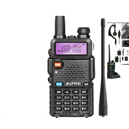 LCD Long Range UHF with Headsets USB Rechargeable