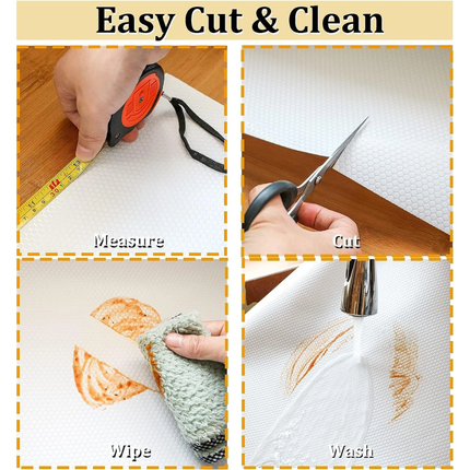 6M Non-Slip Draw Mat Shelf Liner Cabinet Storage Pad Kitchen Cupboard Drawer Mat