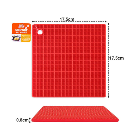 4Pcs Kitchen Set Silicone Gloves Mats Heat Resistant Baking Microwave Oven Mitts