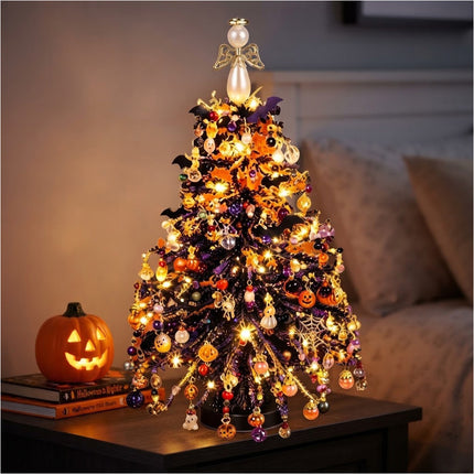 DIY Beaded Halloween Glow Set, Handmade Colorful Bead Ornament Making Set