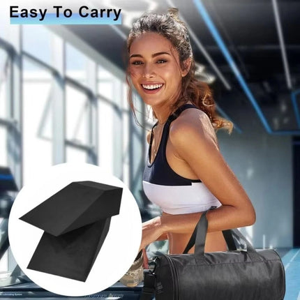 2PCS Wedge Stretch Slant Squat Board Slanting Yoga Block Exercise Gym Fitness