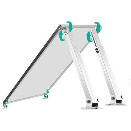 2Pcs Solar Panel Tilt Mount Brackets RV Flat Surface Mounting Set Adjustable