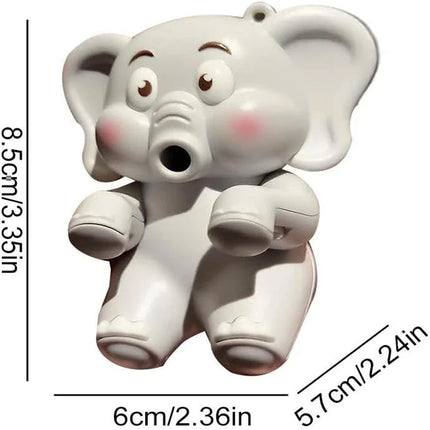 Rechargeable Cute Animal Fans,Cooling Clip-On Mini Fan for Cup & Bowl    （Elephant）