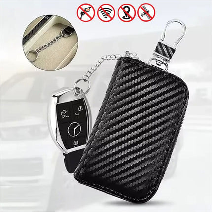 Faraday Pouch Car Keys RFID Signal Block Bag Key Fob Protector Cage Anti-Theft