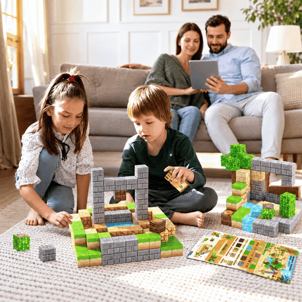Magnetic Building Mine Blocks Toys STEM Sensory Toys Creative