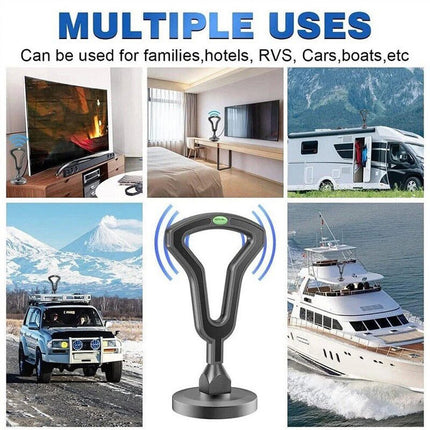 5600 Miles Digital TV Antenna HDTV Amplified 4K 1080P Indoor/outdoor