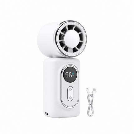 Portable Mini Semiconductor Cooling fan 5-Speed Airflow Control Rechargeable