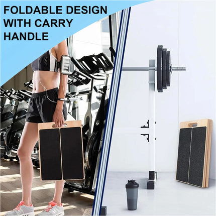 Adjustable Non-Slip Wooden Slant Board Incline Calf Stretcher Gym Exercise