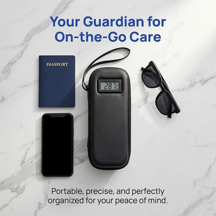 Insulin Cooler Travel Case Temperature Display Refrigerated Medicine Cooling Bag