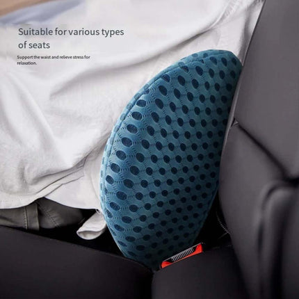 Back Cushion Support Memory Foam Lumbar Lower Back Pillow Office Chair