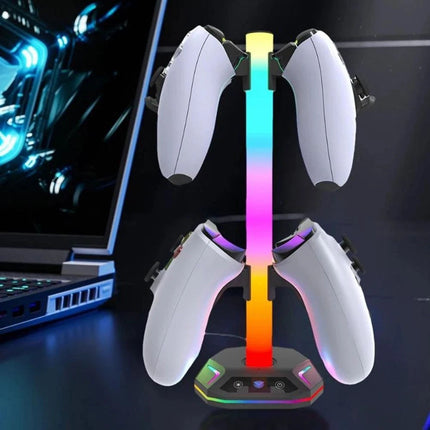 RGB Gaming Headphone Stand Headset Hanger Holder Rack Desktop Display Holder AU