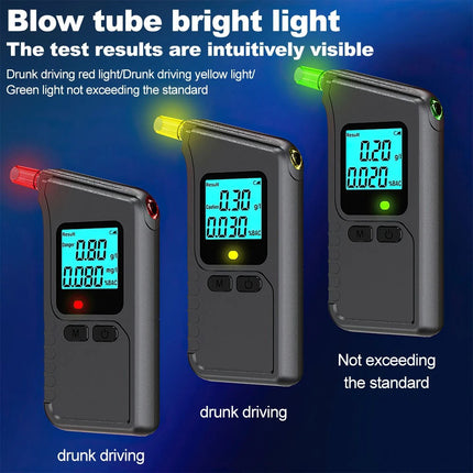 Breathalyzer Alcohol Tester Breath Test LCD Display Analyzer Tester Breathalyzer