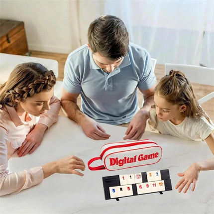 Rummikub Travel Pouch Game Portable Compact Fun for Boys and Girls & Adults 2-4 Players AU