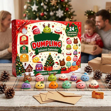 2026 Christmas SquishiesAdvent Calendar 24 Days Dumpling Toys Boys  And  Girls   Xmas Gift