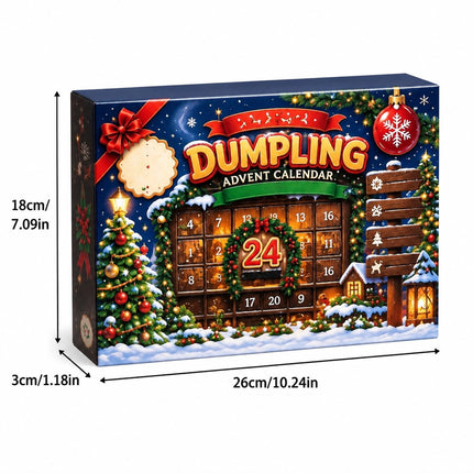 2026 Christmas Squishies Advent Calendar, 24 Days Dumpling Toys Countdown Gift
