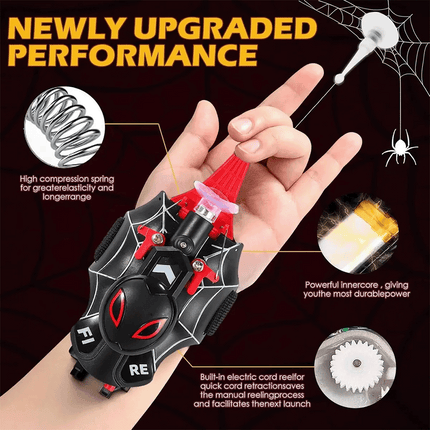 Spider-Man Glove Web Shooter Dart Blaster Launcher Toys Spiderman Costume