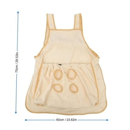 Pet Cuddling Apron with Leg Holes for Holding Small Cats Pet Grooming Apron NEW