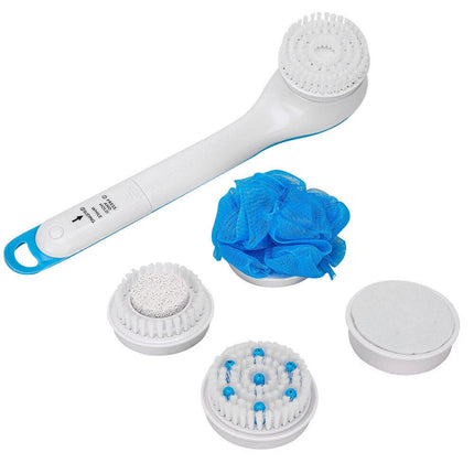 Shower Brush Electric Washer Massage Exfoliating Long Handle Body Back Scrubber